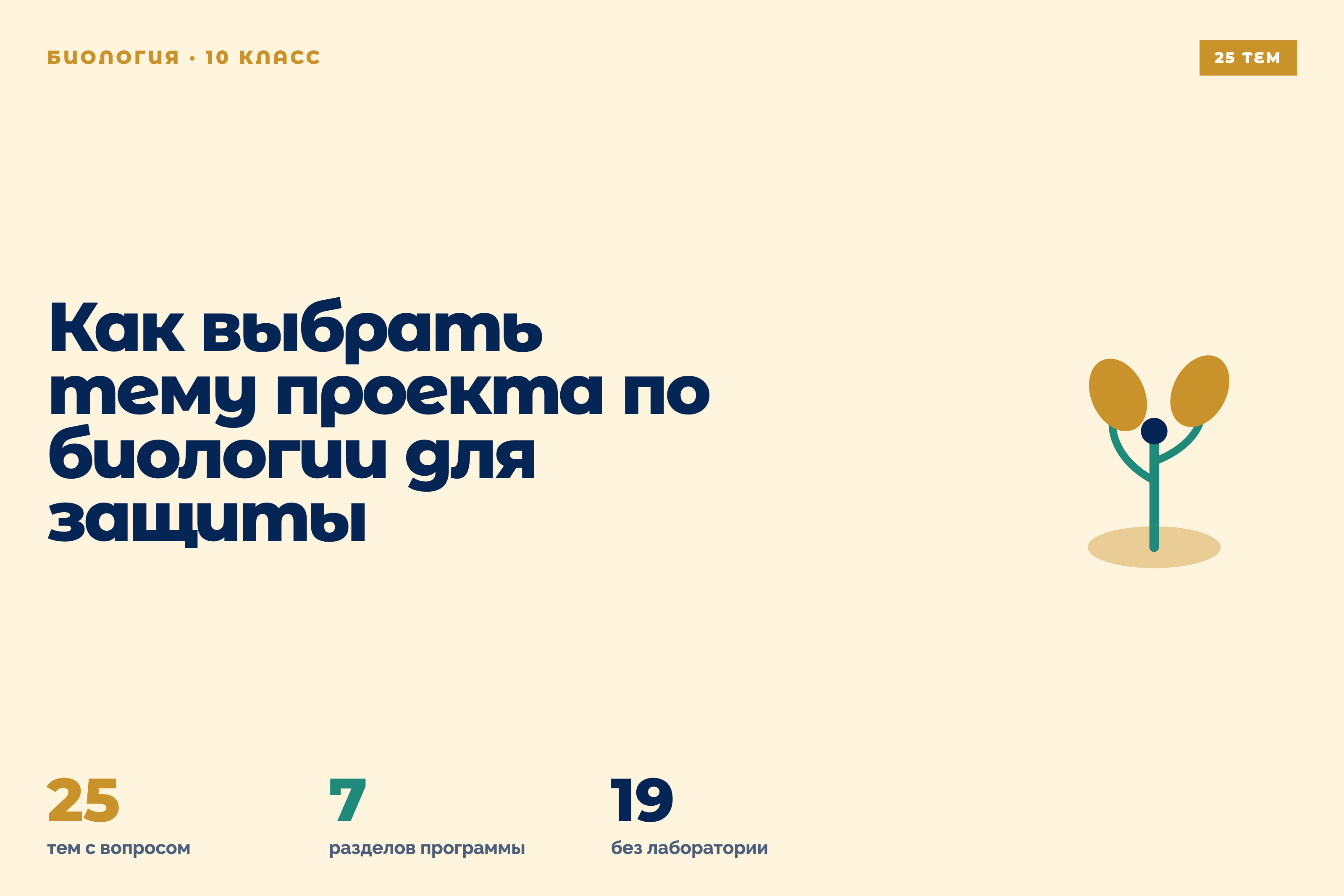 Как выбрать тему проекта по биологии для защиты